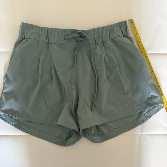 Lululemon women’s stroll at sunset shorts. Size 4. Blue. 3” inseam. Liner-less. - Picture 2 of 5